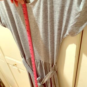 Heather grey t-shirt dress